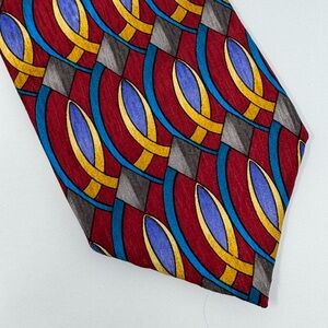 Cocktail Collection Silk Neck‎ Tie, Multicolor grandpa classic colorful office